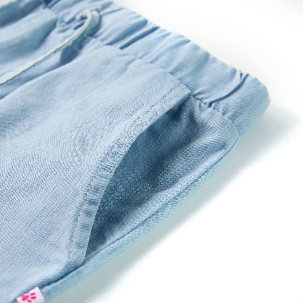 Kindershorts Helles Jeansblau 92