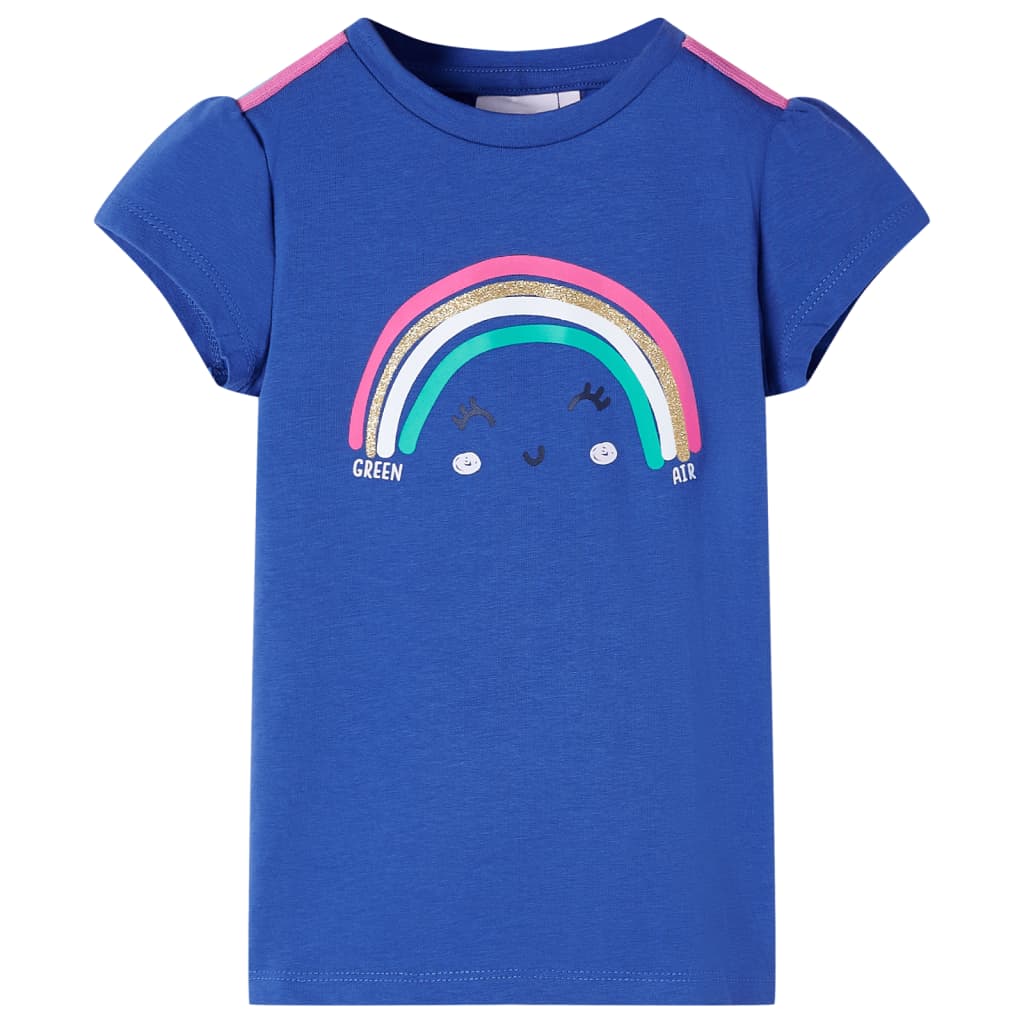 Kinder-T-Shirt Helles Minzgrün 92