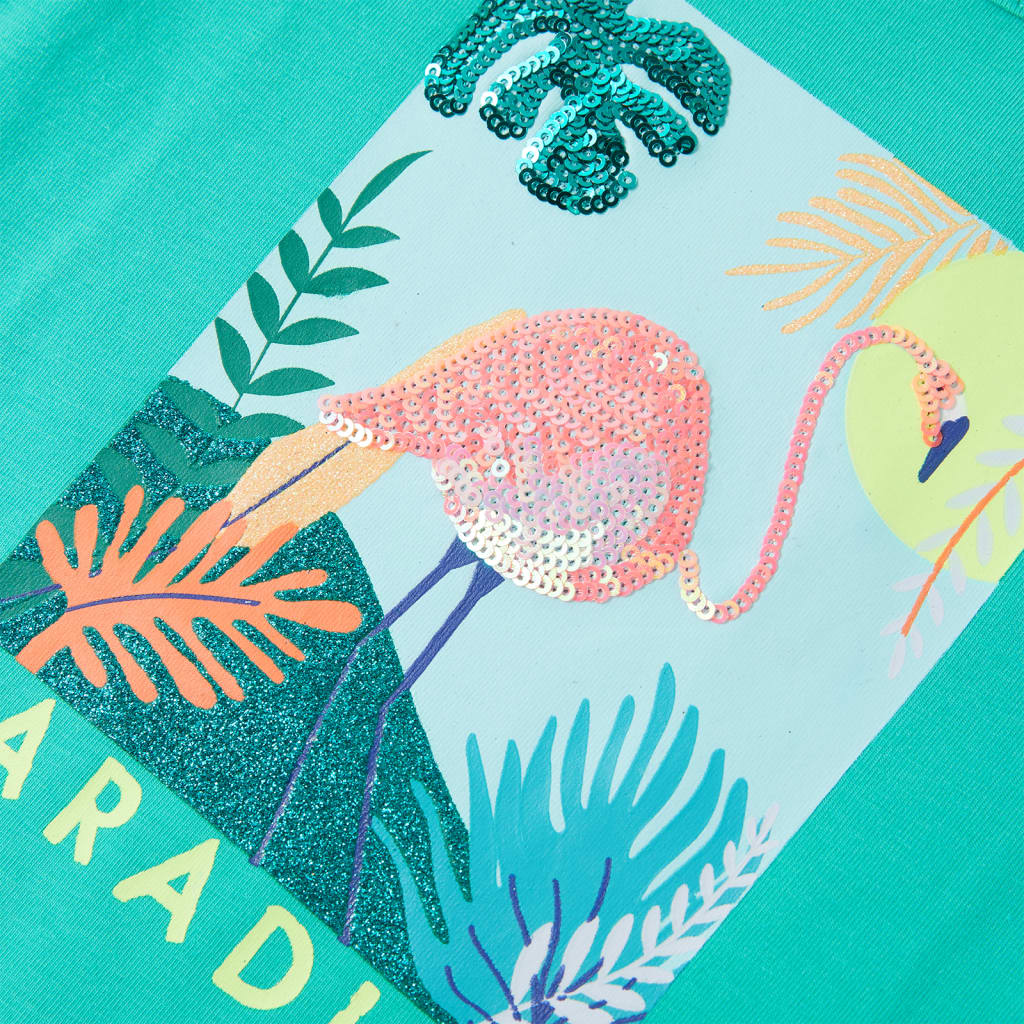 Kinder T-Shirt Minzgrün 92