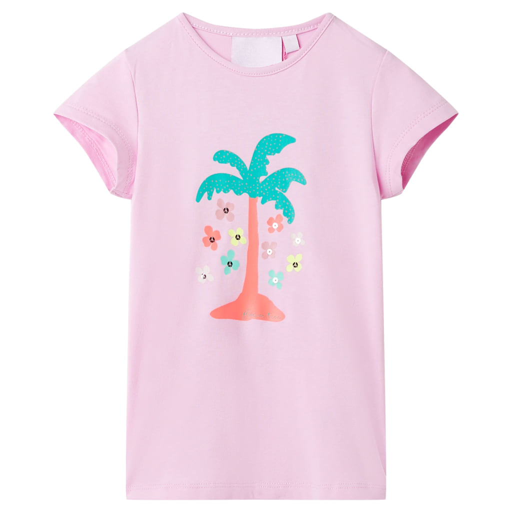 Kinder-T-Shirt Neongelb 92