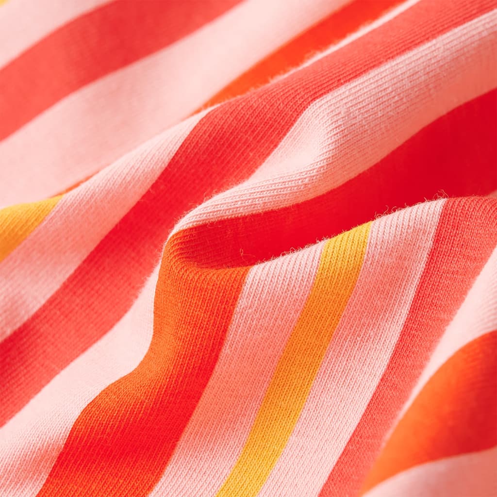 Kinderkleid mit Kordelzug Rosa und Rot 92