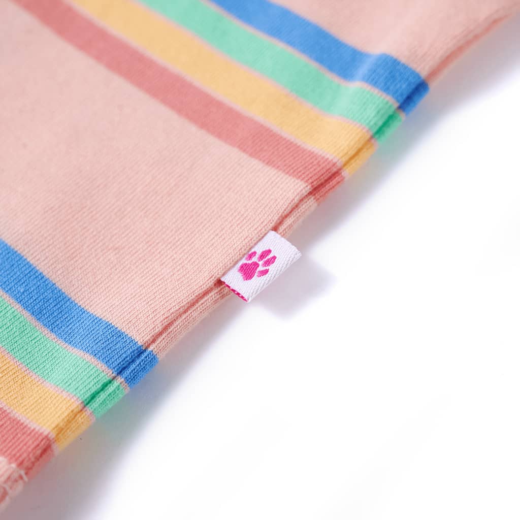 Kinder-T-Shirt Pfirsichrosa 92