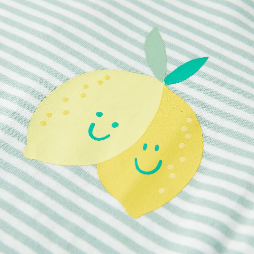 Kinder-T-Shirt Minzgrün 92