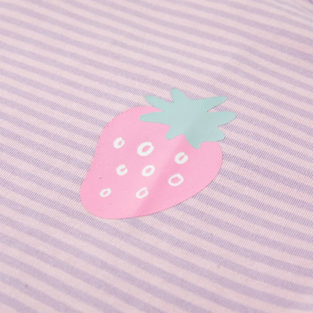 Kinder-T-Shirt mit Rüschenärmeln Lila 92