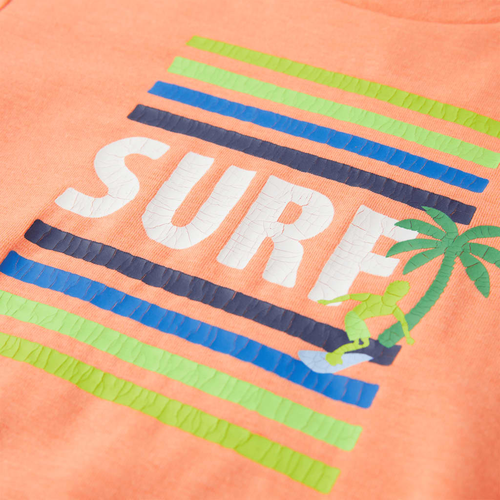 Kinder-T-Shirt Neonorange 92