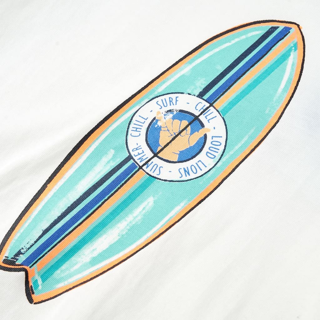 Kinder-Kurzarmshirt Ecru 92