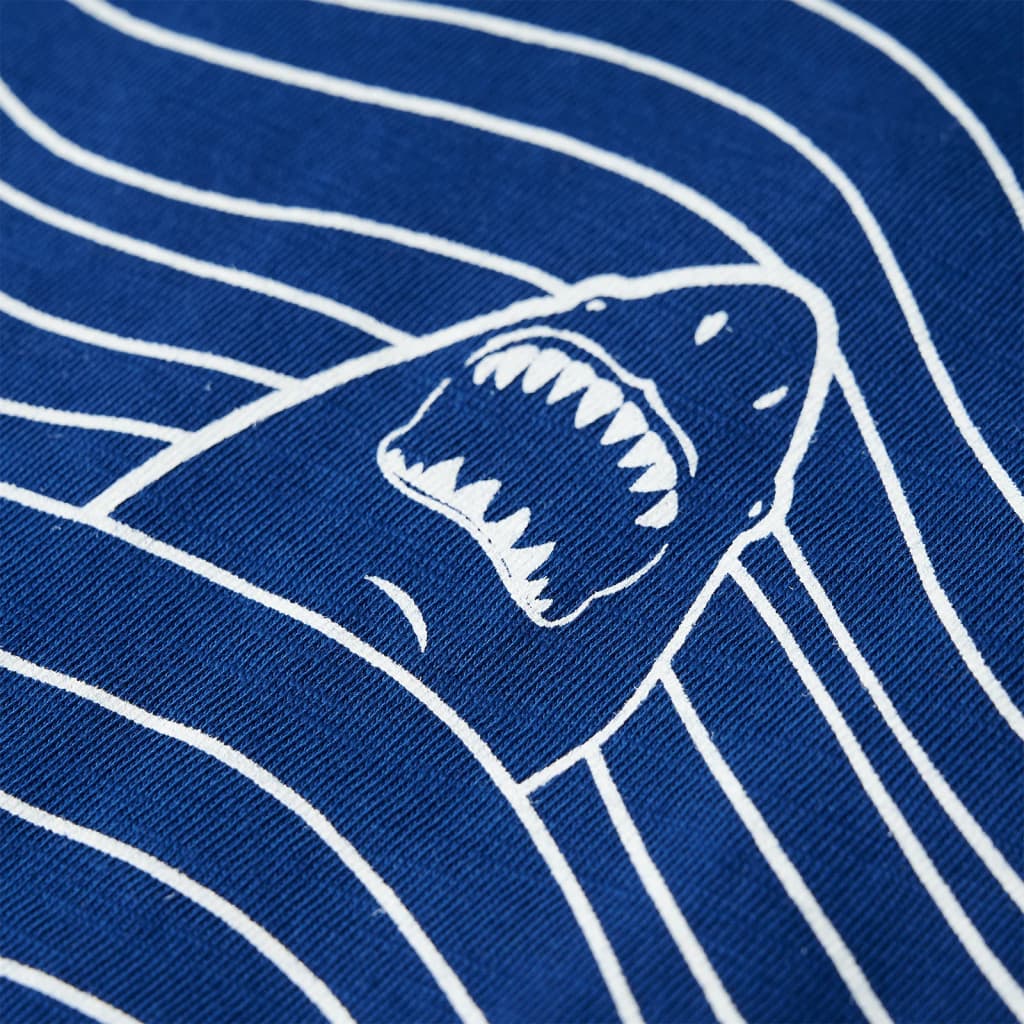 Kinder-T-Shirt Dunkelblau 92