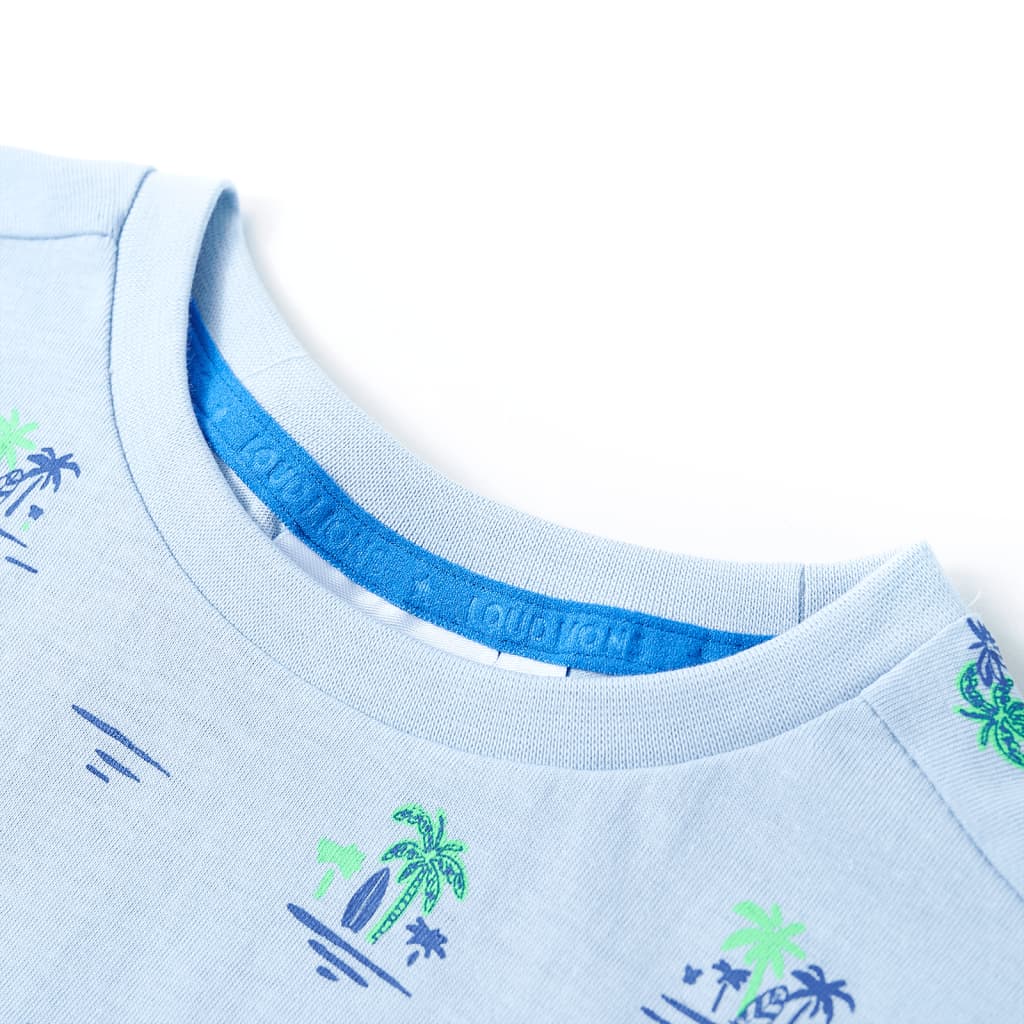 Kinder-T-Shirt Hellblau 92