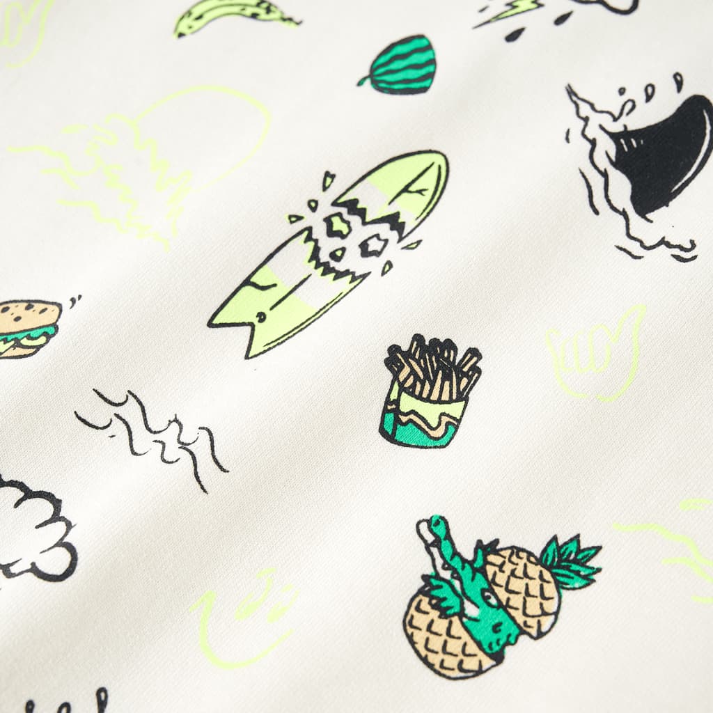 Kinder-Sweatshirt Helles Ecru 92