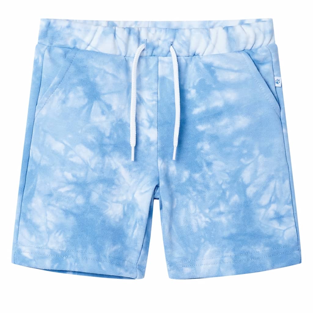 Kindershorts mit Kordelzug Hellblau 92