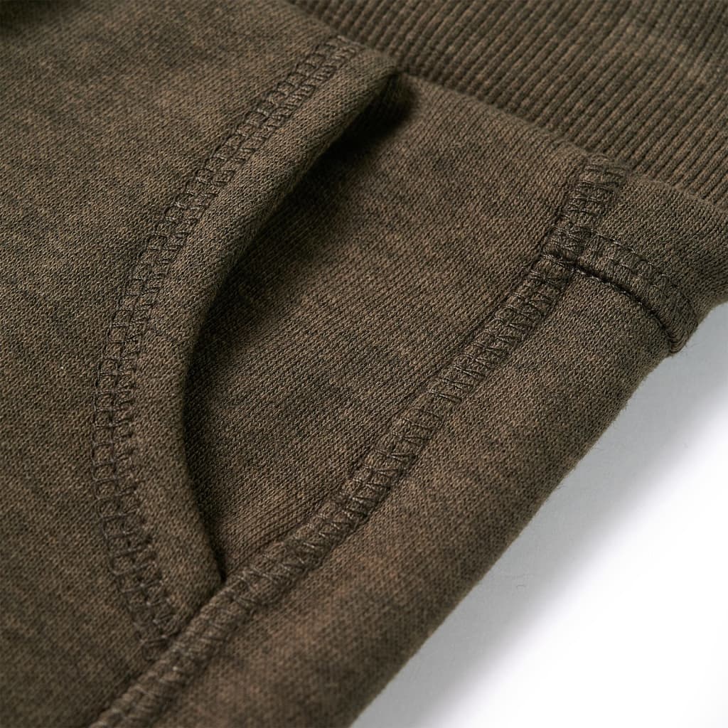 Kinder-Trainingshose Khaki Melange 92