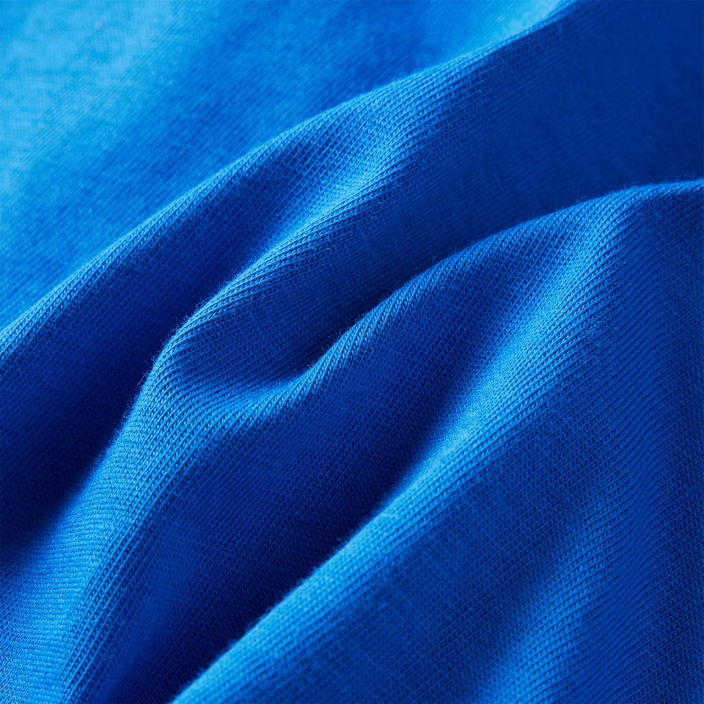 Kinder-Langarmshirt Kobaltblau 92