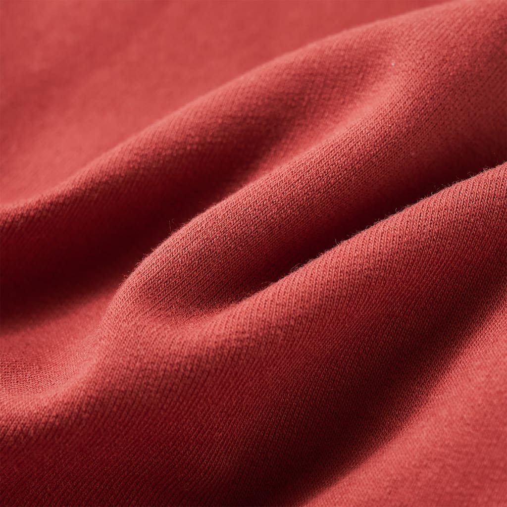 Kinder-Kapuzenpullover Dunkelrot 92