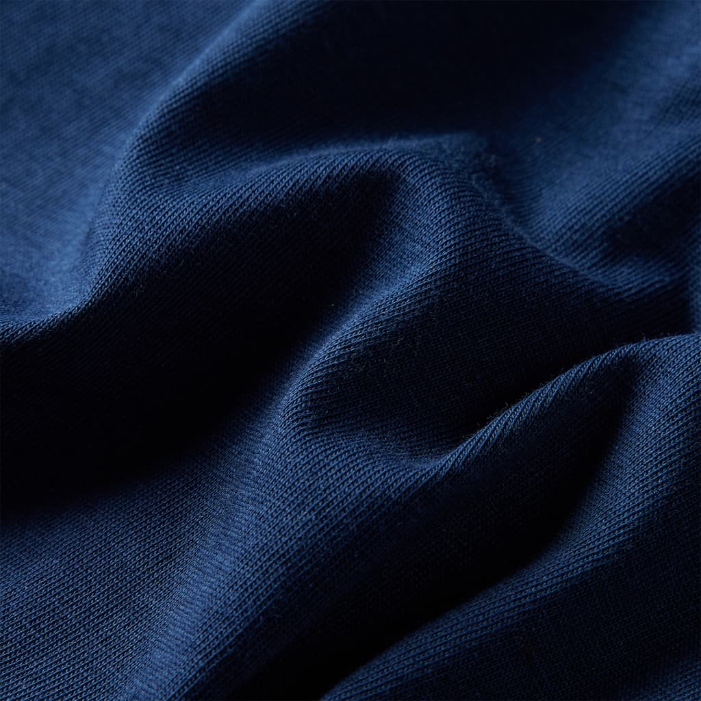 Kinder-Langarmshirt Marineblau 92