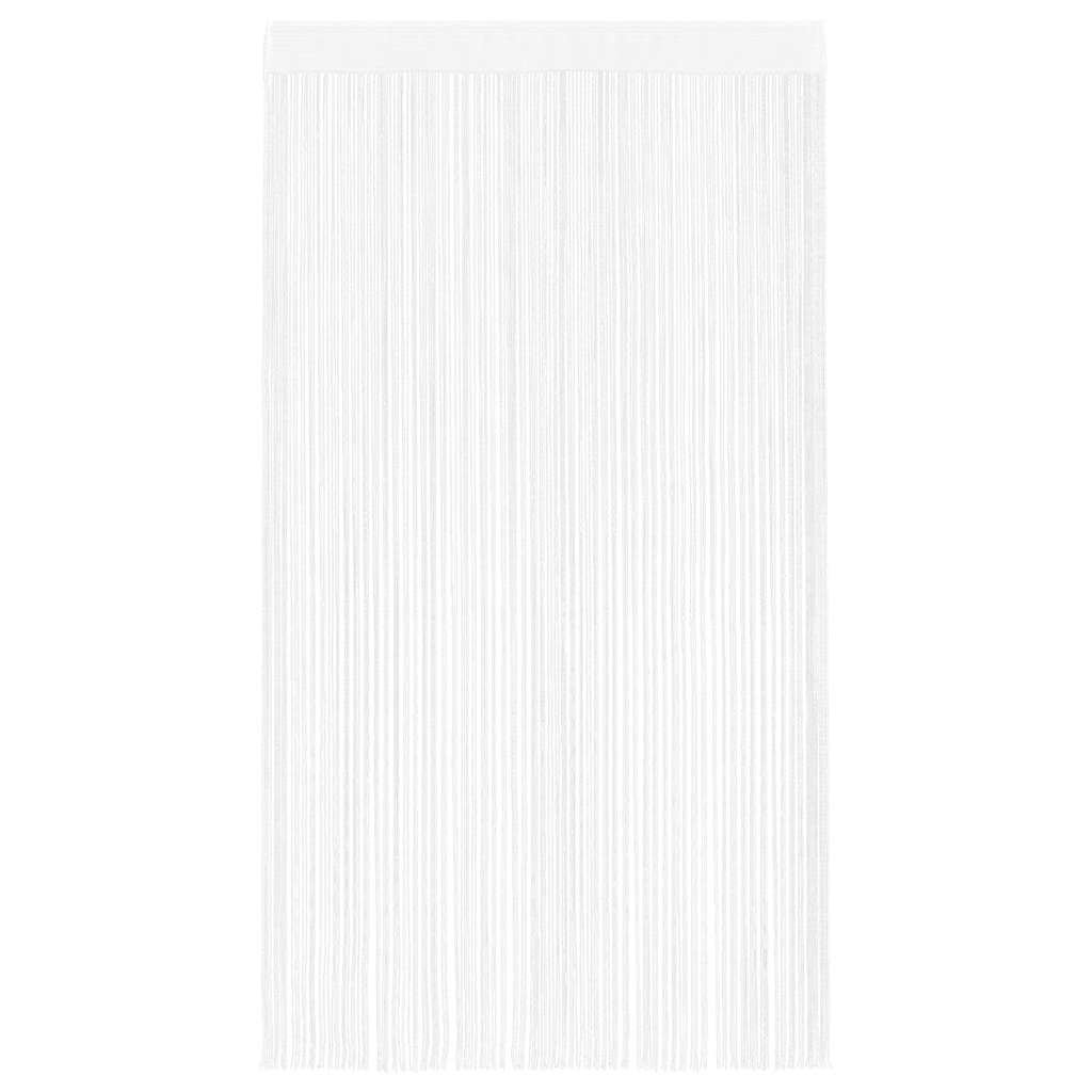 vidaXL Fadenvorhang 2 Stk.100 x 250 cm Weiß