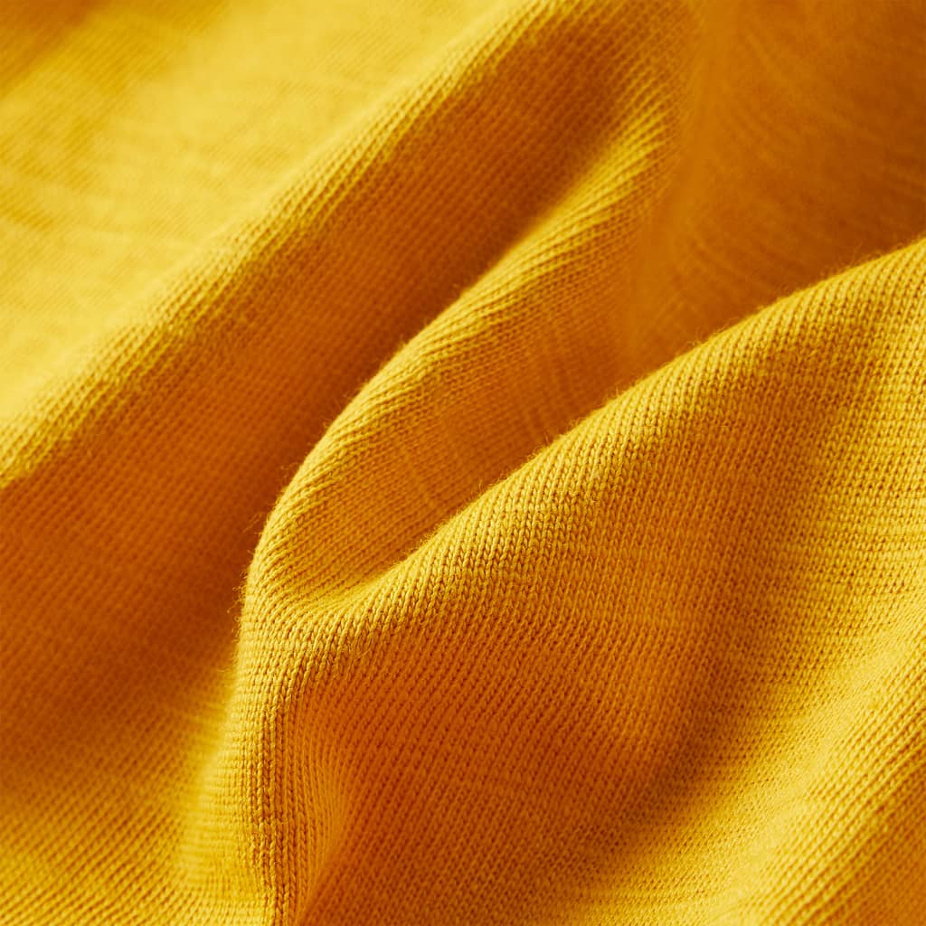 Kinder-Langarmshirt Ocker 92