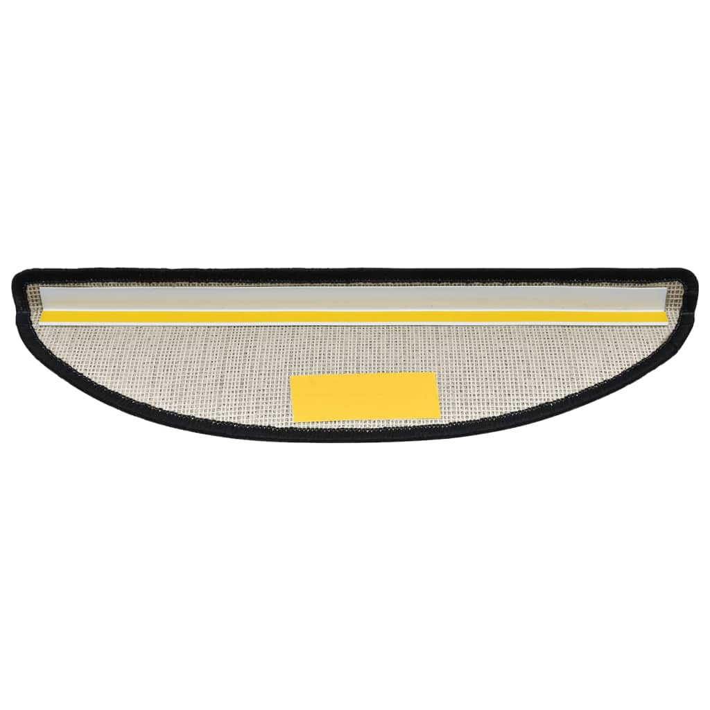 vidaXL Stufenmatten 15 Stk. 56x17x3 cm Anthrazit Halbrund