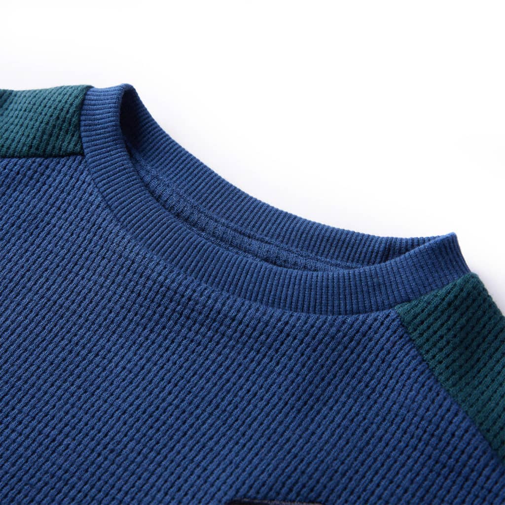 Kinder-Sweatshirt Marineblau 92