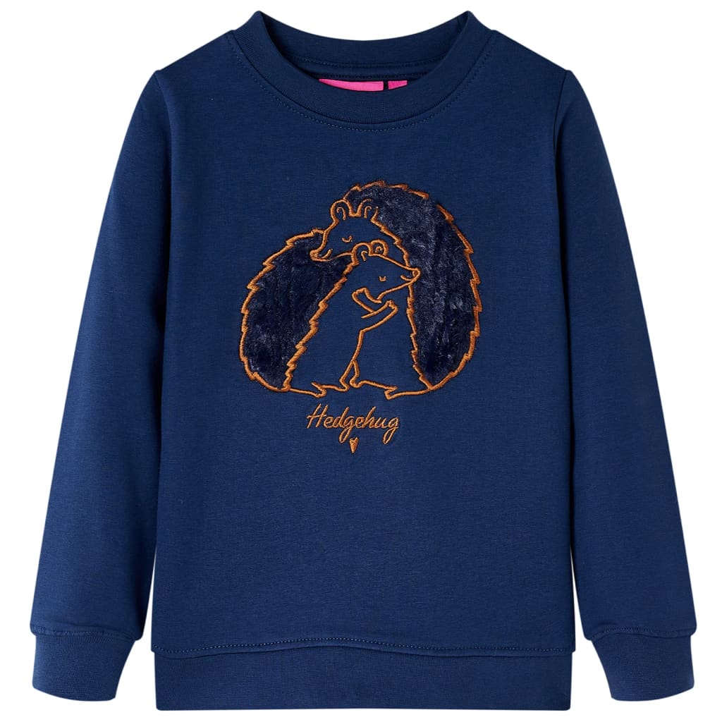 Kinder-Sweatshirt Knallrosa 92