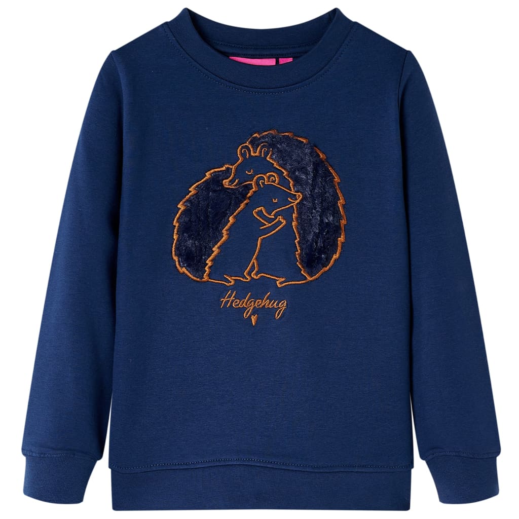 Kinder-Sweatshirt Knallrosa 92