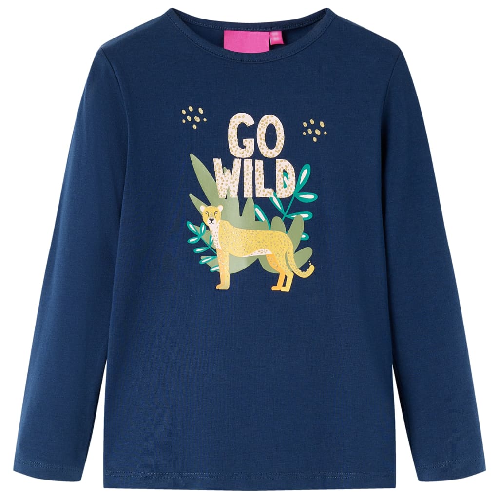 Kinder-Langarmshirt Hellrosa 92