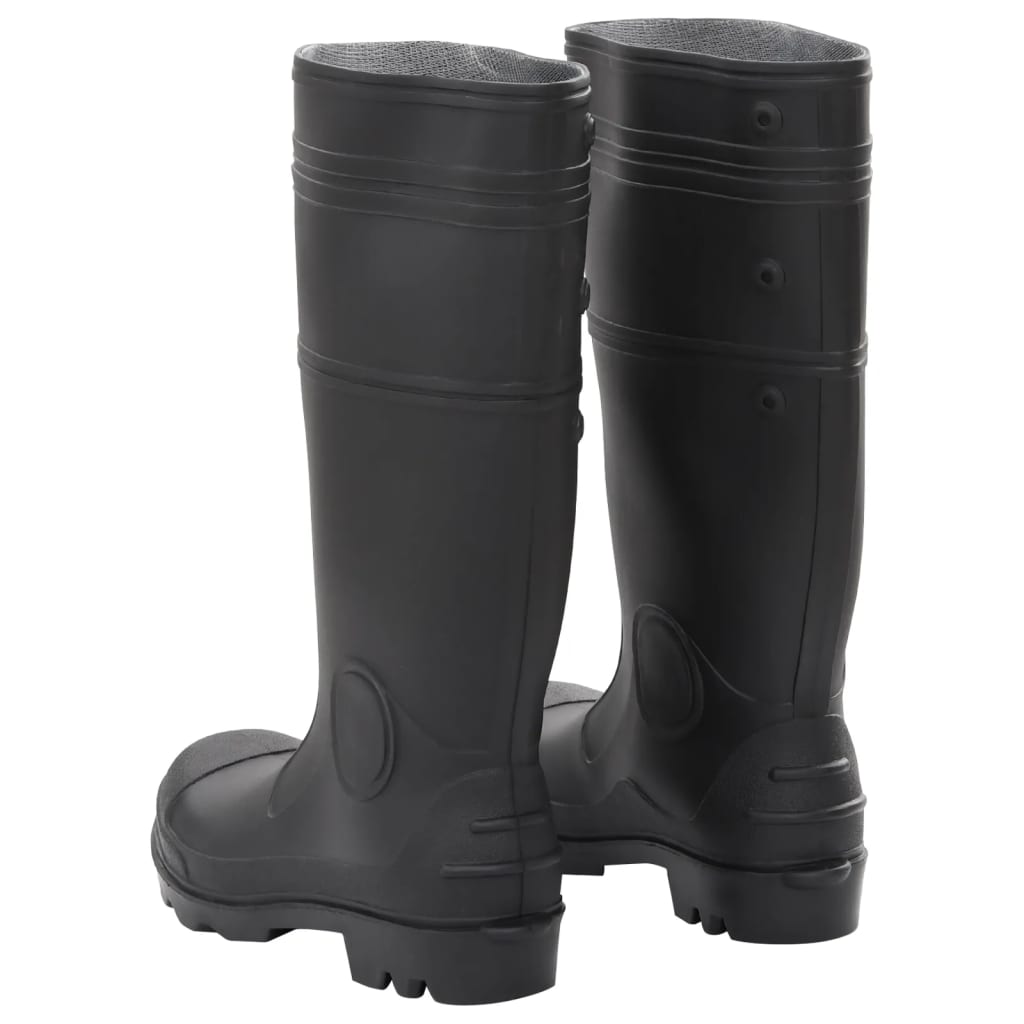 vidaXL Gummistiefel Schwarz Größe 38 PVC