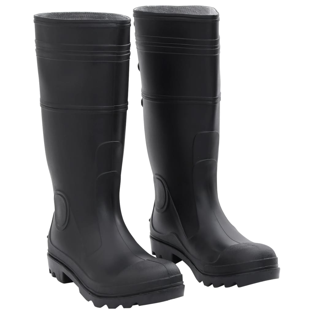vidaXL Gummistiefel Schwarz Größe 38 PVC