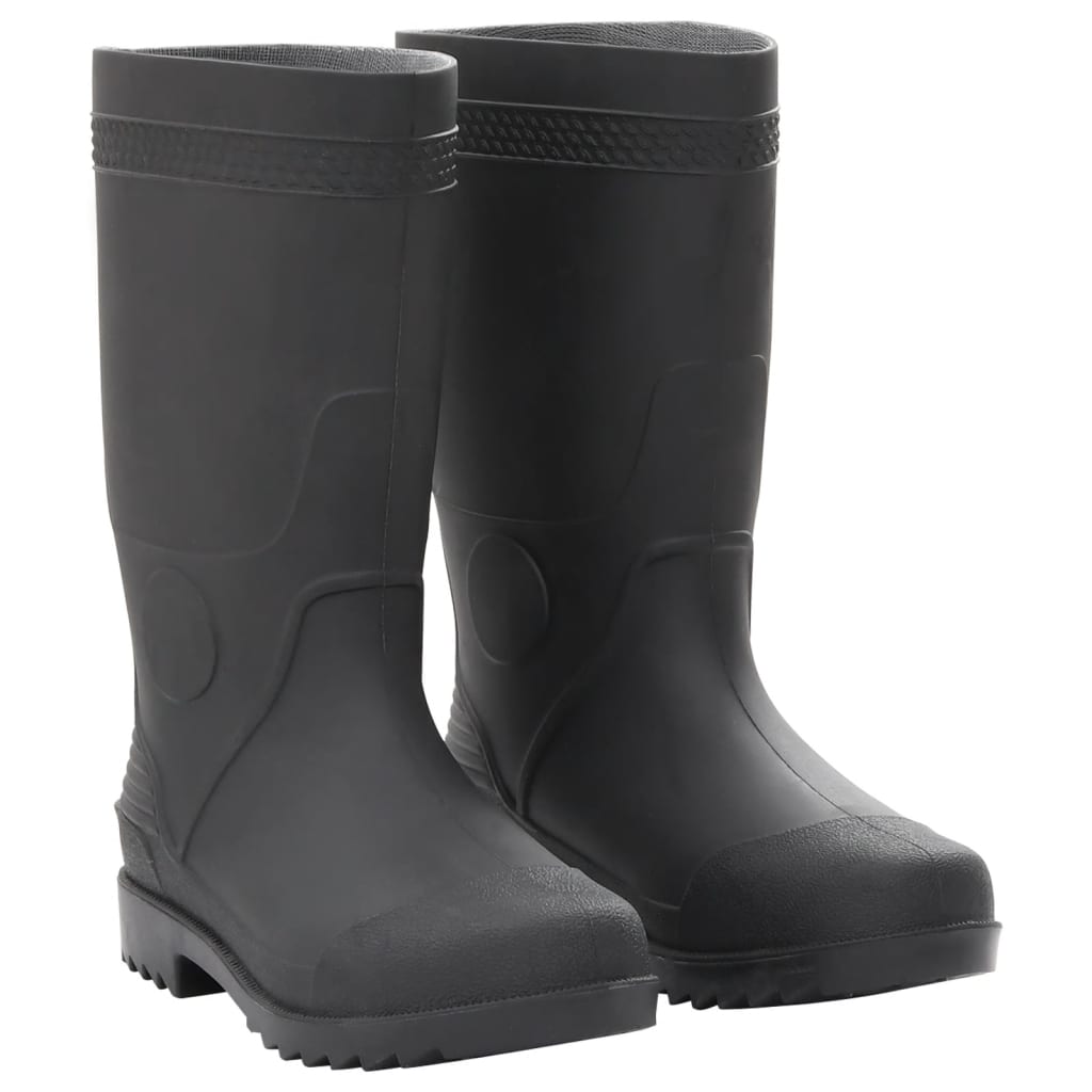 vidaXL Gummistiefel Schwarz Größe 38 PVC