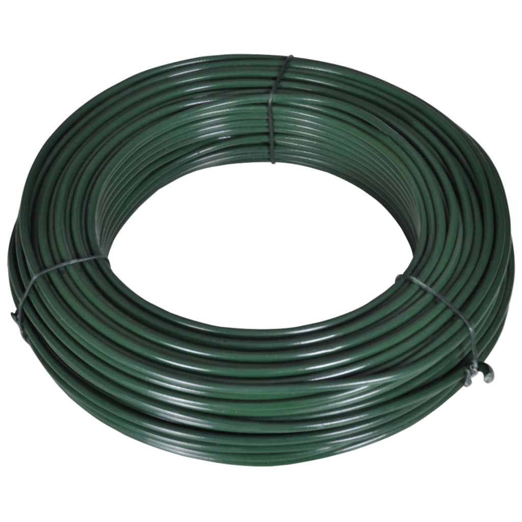 Spanndraht 55 m 2,1/3,1 mm Stahl Grün
