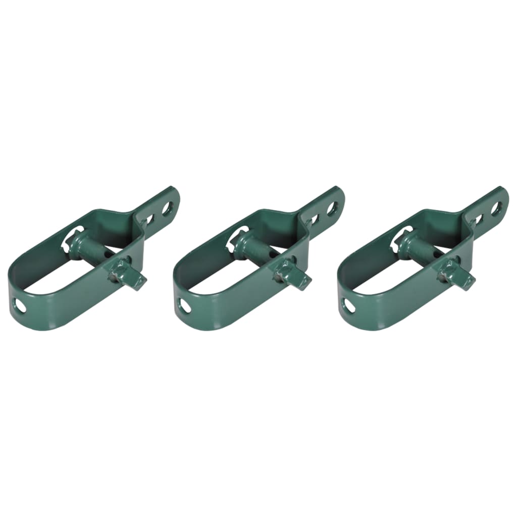 vidaXL Maschendrahtzaun mit Pfosten und Bodenhülsen Stahl 0,8x15 m