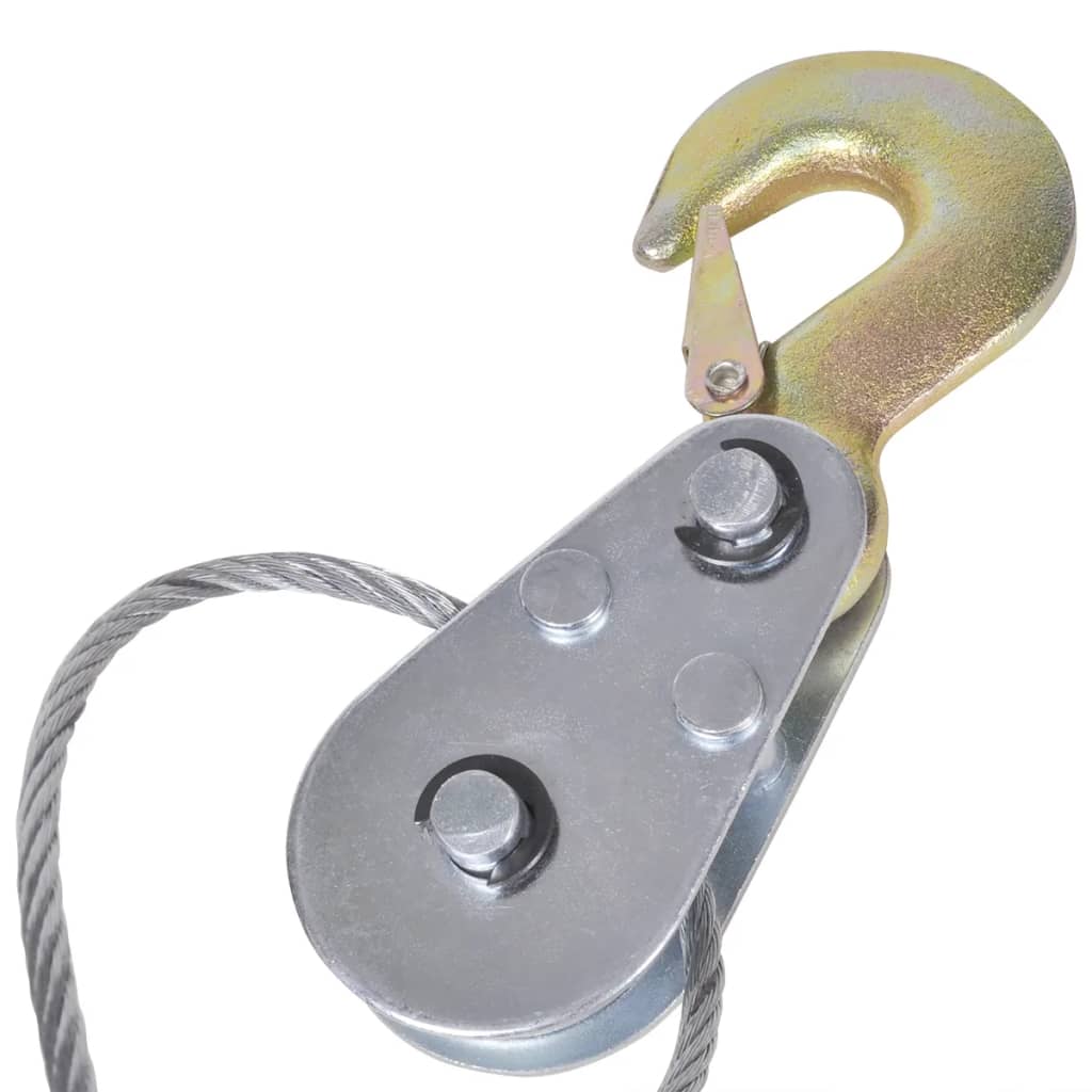 vidaXL Seilzug 1000 kg mit zwei Gängen