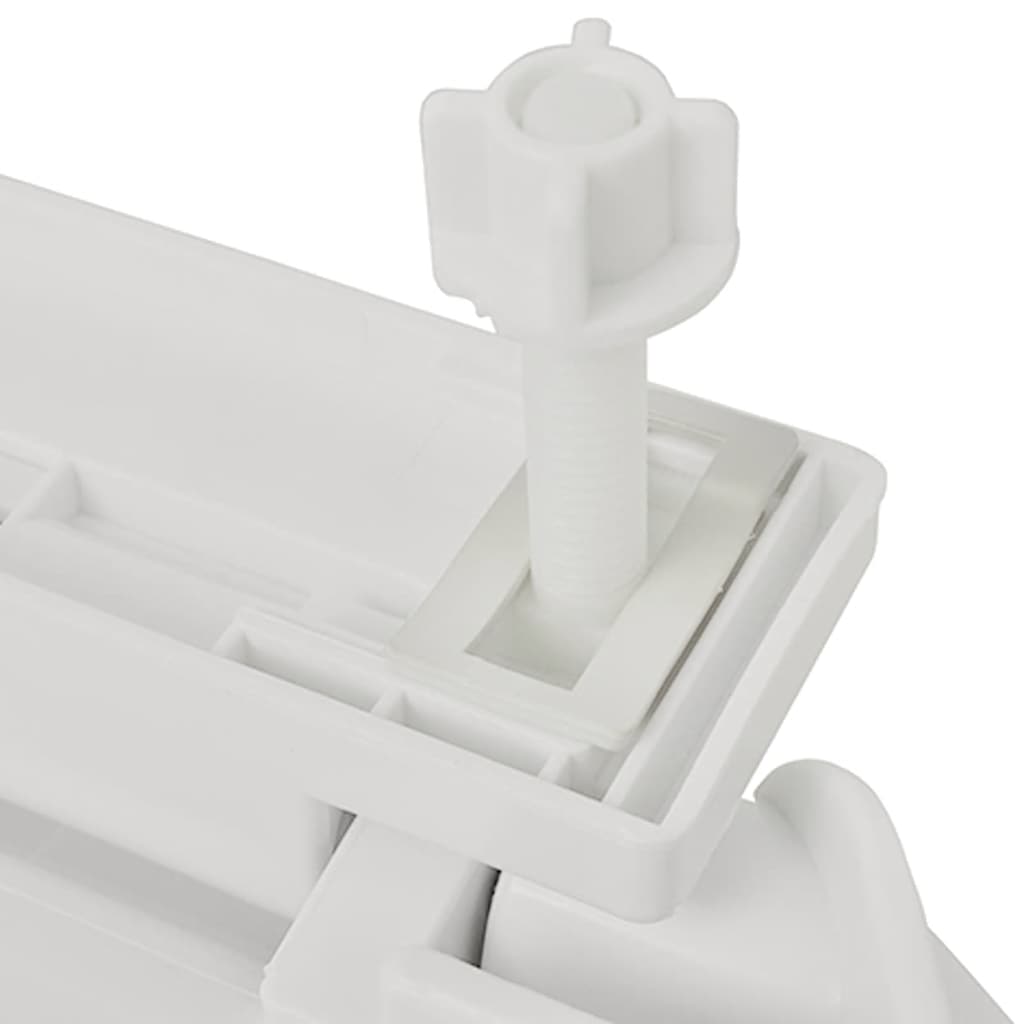 vidaXL Toilettensitz mit Absenkautomatik Weiß Oval