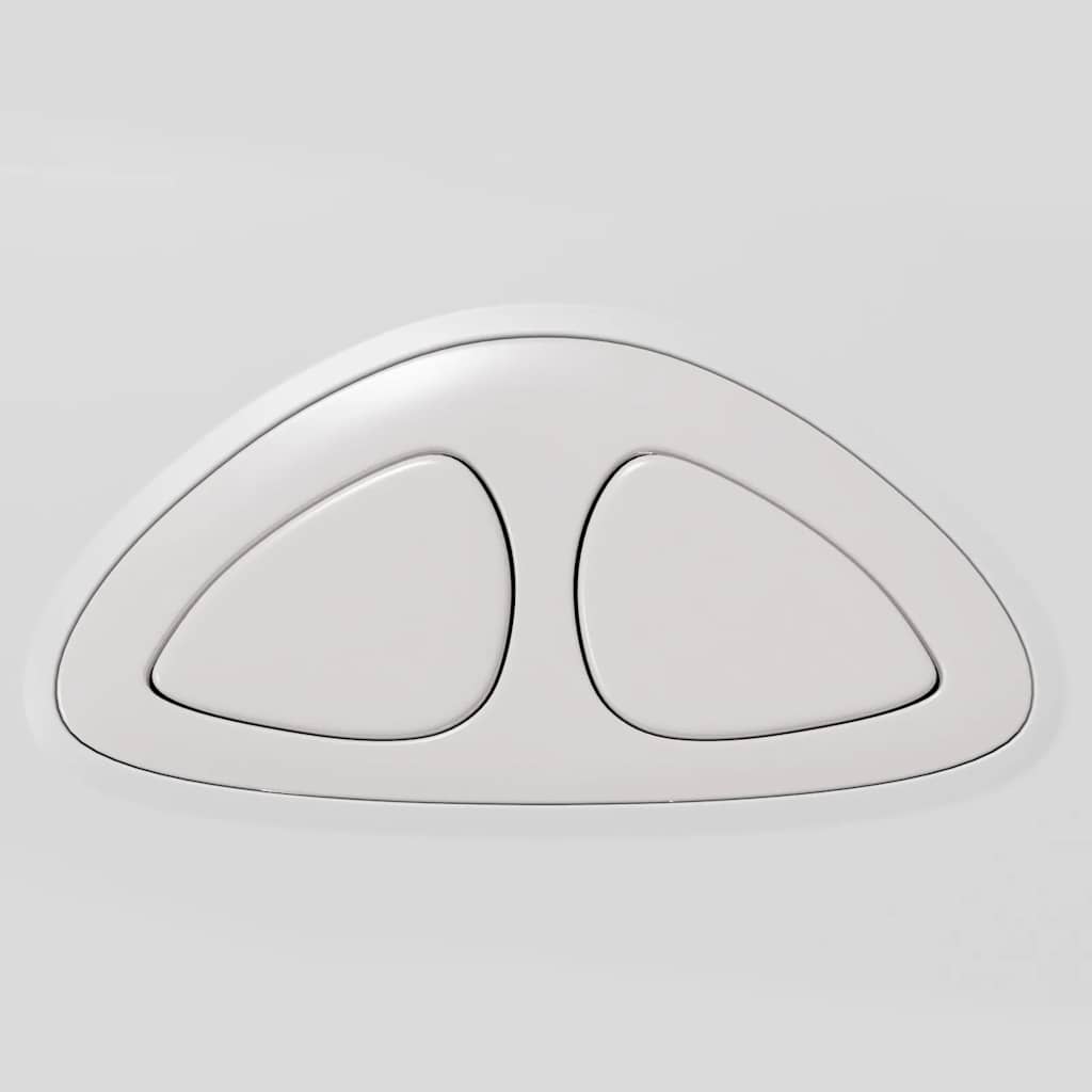 vidaXL Spülkasten Wasserzulauf Unten 3/6 L Weiß