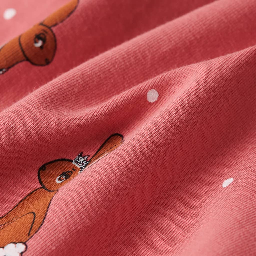 Kinder-Strampler mit Kapuze Altrosa 92