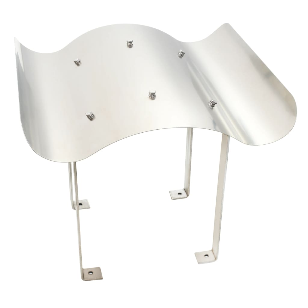 vidaXL Schornsteinabdeckung Edelstahl 40 x 40 x 36 cm