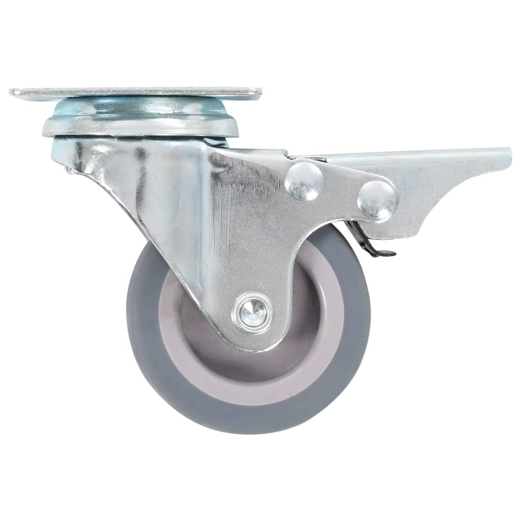 vidaXL Lenkrollen mit Doppelbremsen 4 Stk. 50 mm