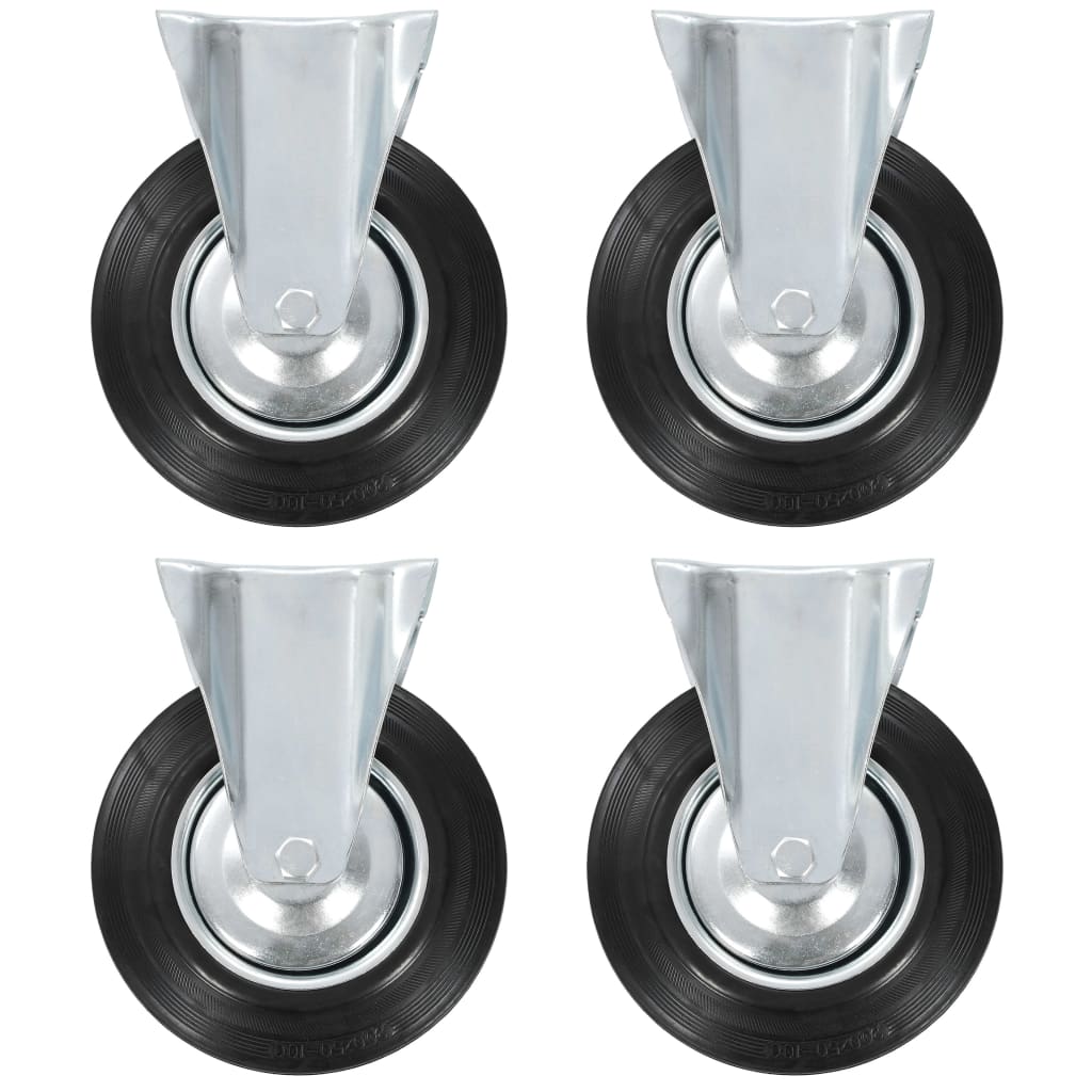 vidaXL Bockrollen 4 Stk. 200 mm