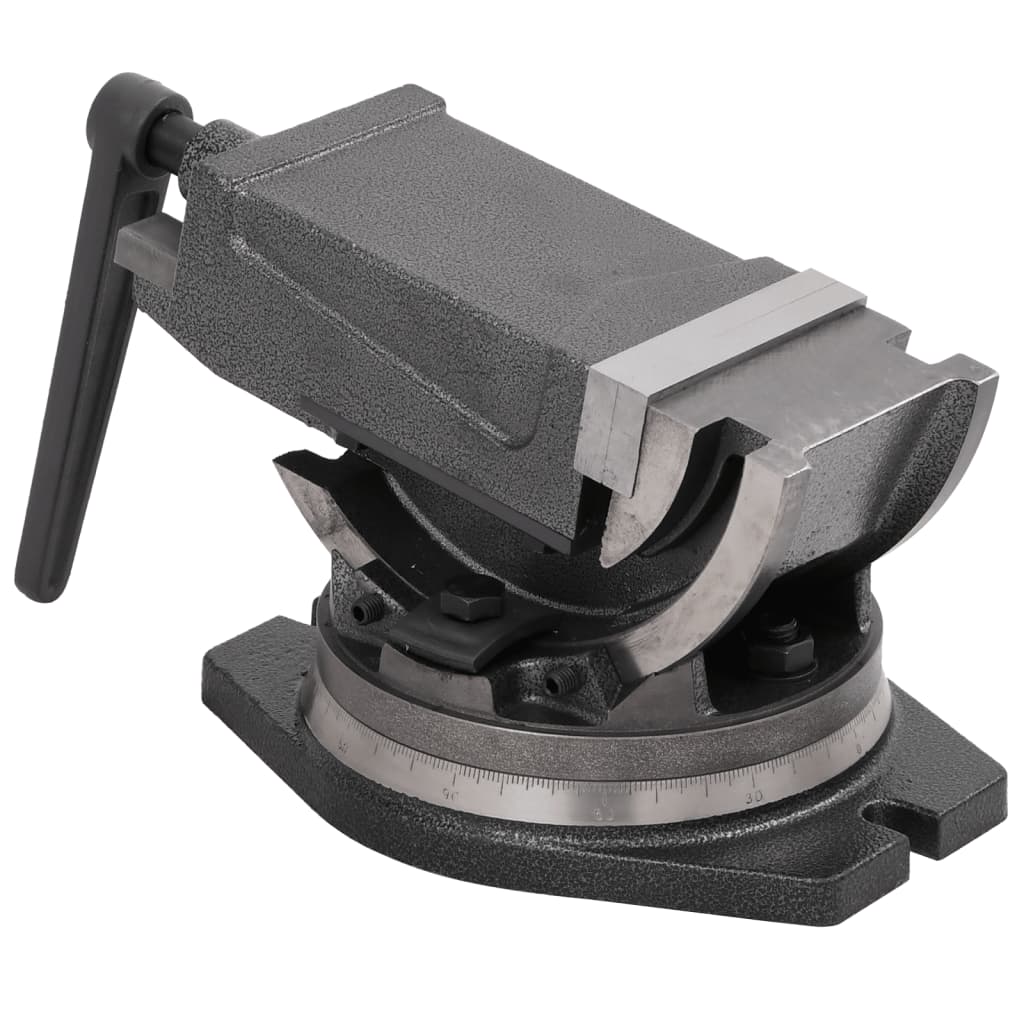 vidaXL 2-Achsen-Schraubstock Kippbar 100 mm