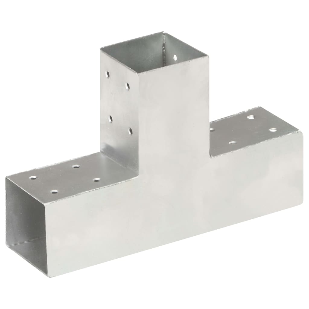 vidaXL Pfostenverbinder L-Form Verzinktes Metall 71 x 71 mm