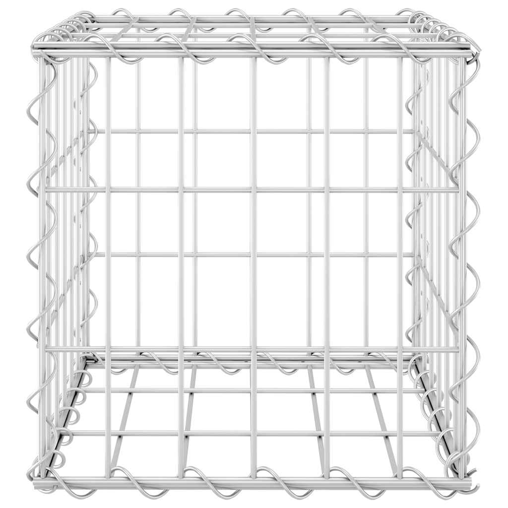 vidaXL Würfel-Gabionen-Hochbeet Stahldraht 30x30x30 cm