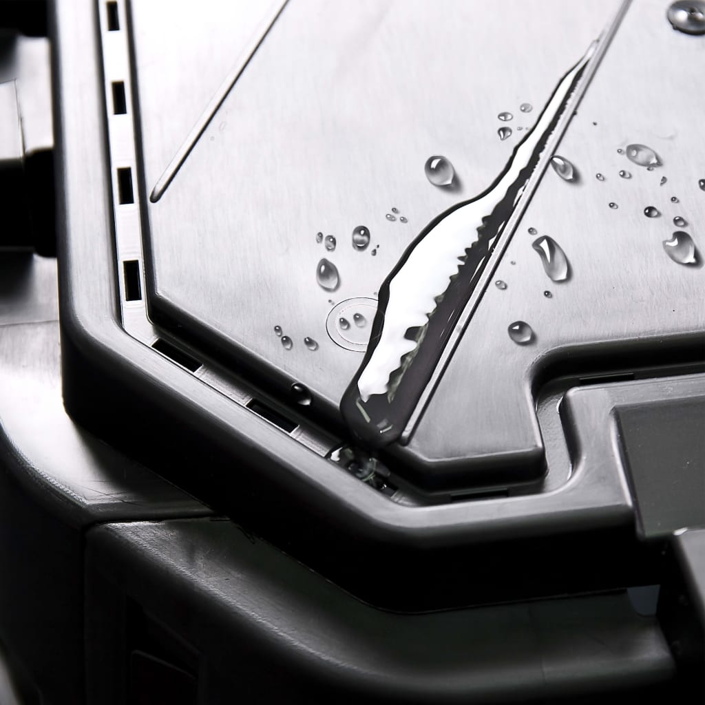 vidaXL Gartenkomposter Schwarz 68,9x68,9x83,9 cm 360 L