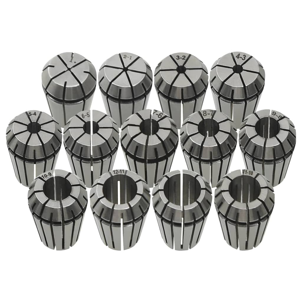 vidaXL ER11 Spannzangen 13-tlg. Drehwerkzeugsatz