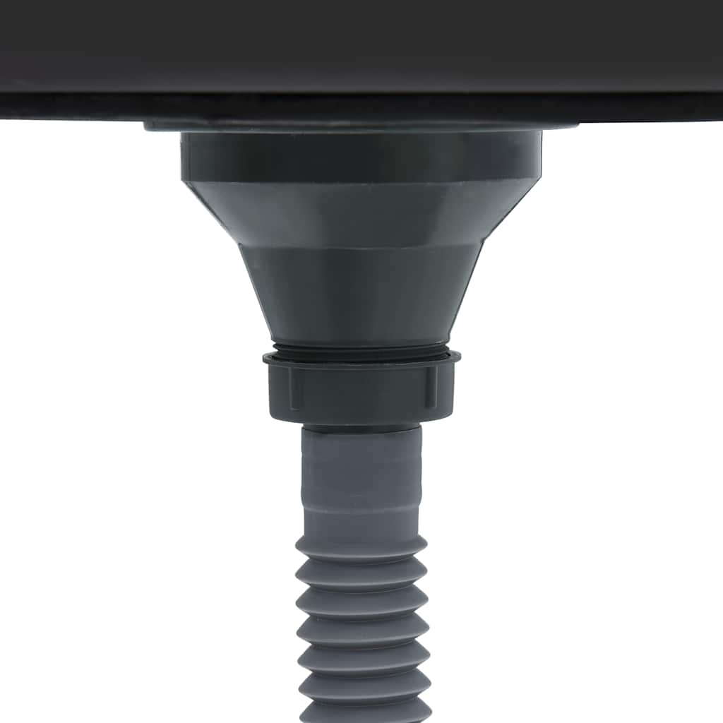 vidaXL Spüle mit Abtropffläche Set Silbern 800x500x155 mm Edelstahl