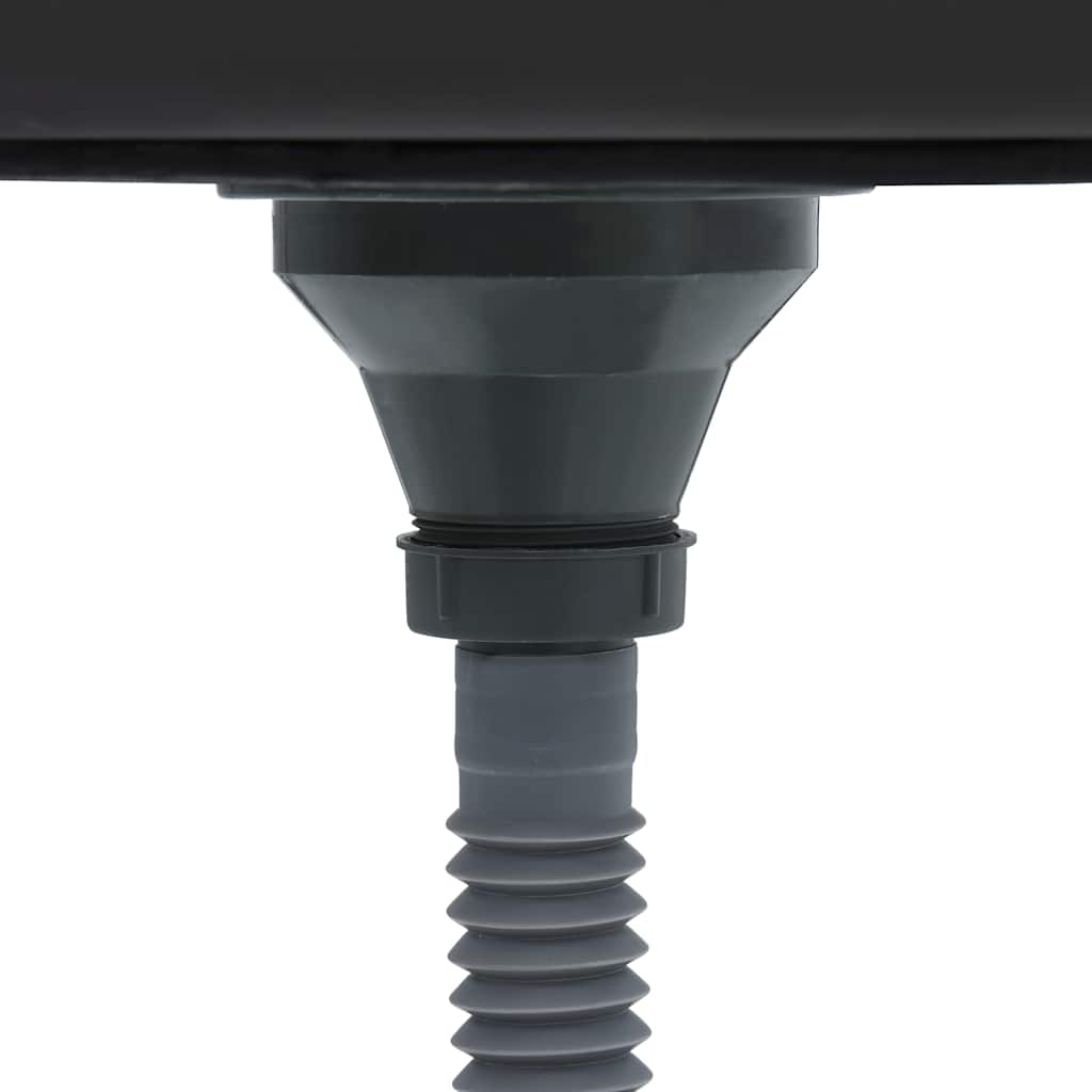 vidaXL Spüle mit Abtropffläche Set Silbern 1000x600x155 mm Edelstahl