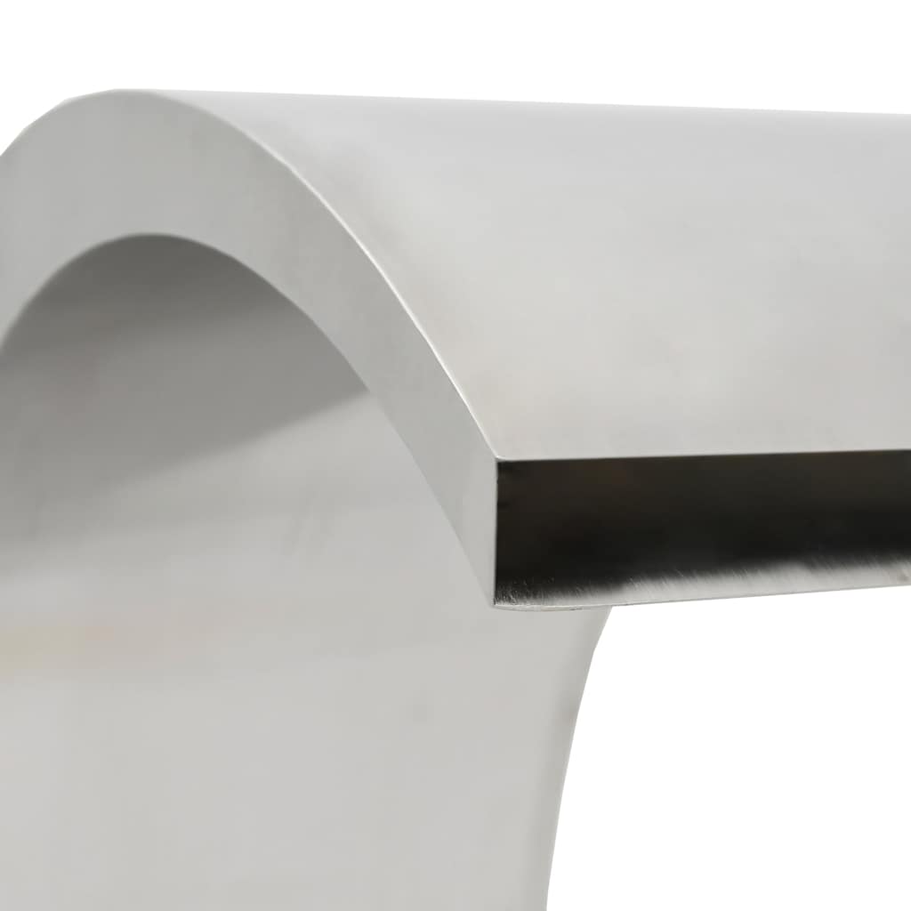 vidaXL Pool-Wasserfall 22x60x70 cm Edelstahl 304