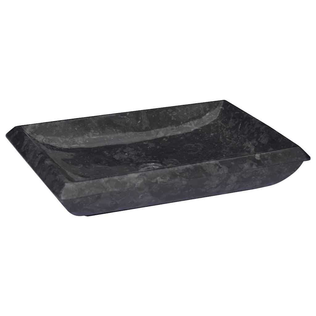 Waschbecken Creme 50x35x10 cm Marmor