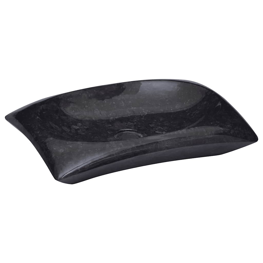 Waschbecken Creme 50x35x10 cm Marmor