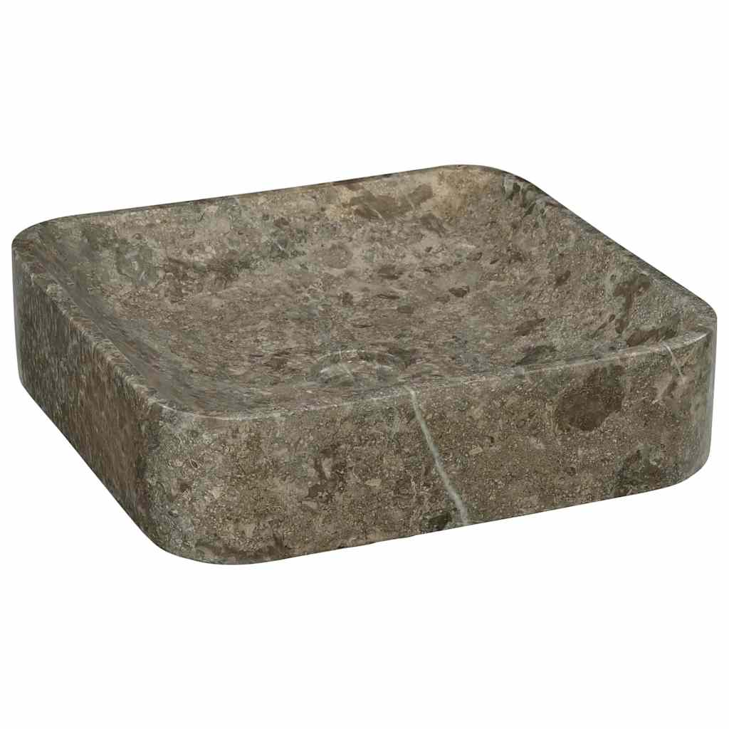 Waschbecken Creme 40x40x10 cm Marmor