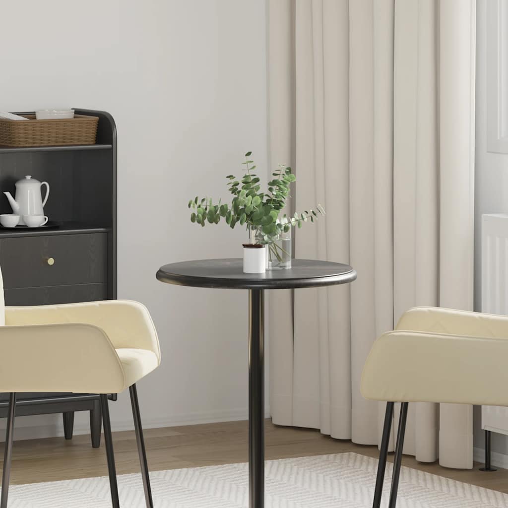 vidaXL Tischplatte Creme Ø40x2,5 cm Marmor