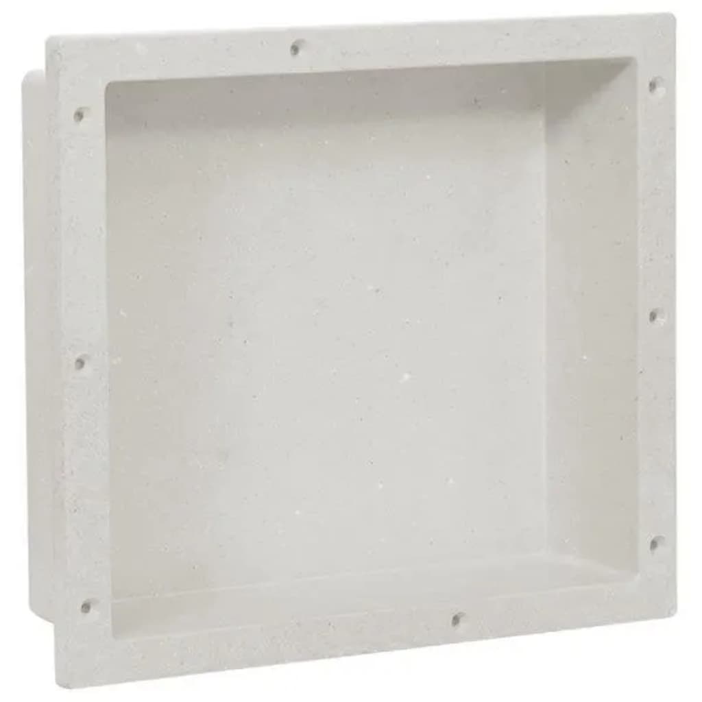 Duschnische Mattgrau 41x36x10 cm